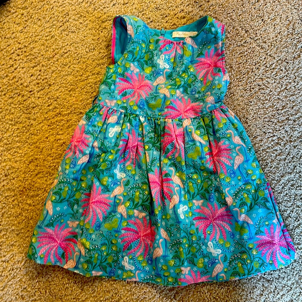Mini Boden tropical dress size 3-4